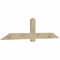 Ekena Millwork Eugene Rough Sawn Timber Gable Bracket, Douglas Fir, 84"W x 21"H x 2"D x 6"F, 6/12 Pitch GBW084X21X0206EUG00RDF - alternate 3